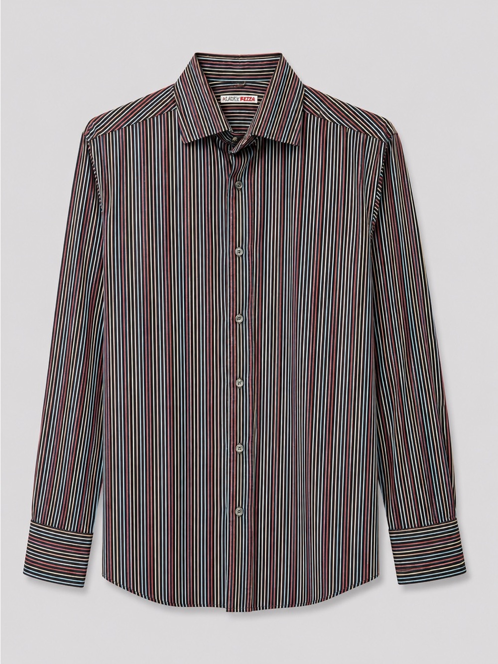 Grand Slam Fine 80’s/2 Cotton Striped Button-Down Shirt Men’s Large - Picture 2 of 5